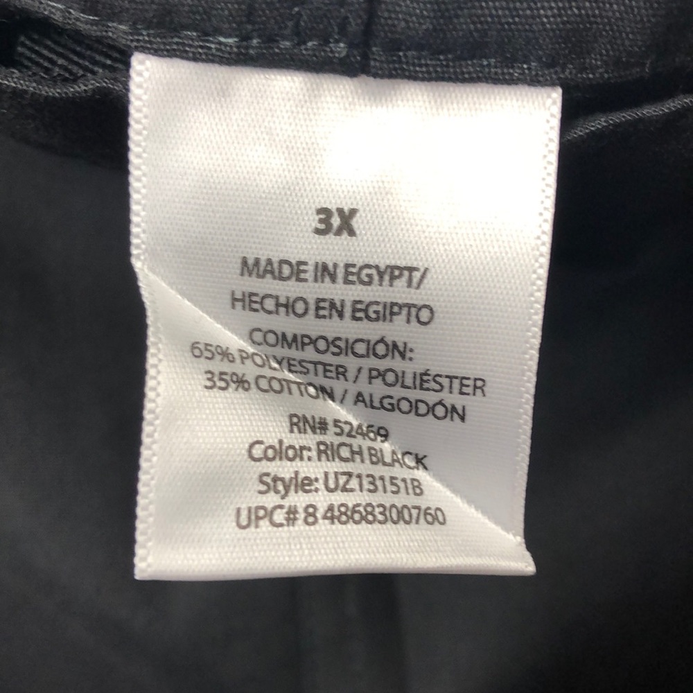 Nurse Scrub pants size 3X black plus size new - Picture 4 of 5